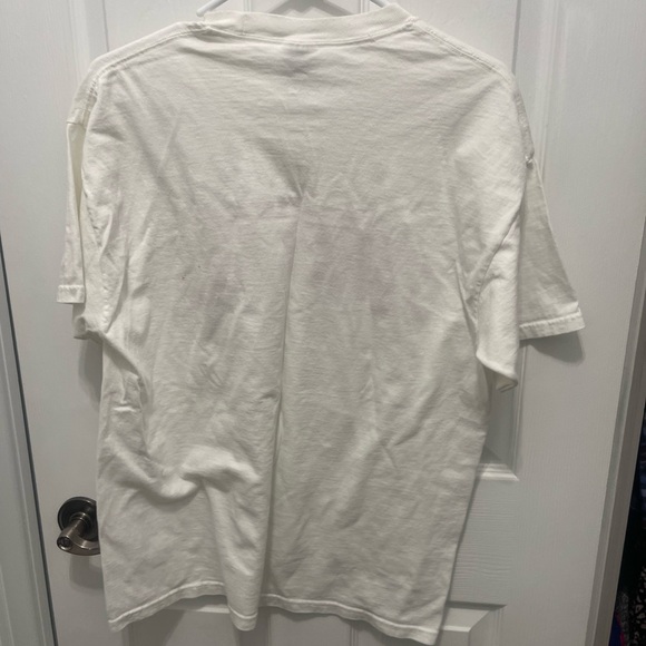 Jerzees Cream Tee with Bold Orange Virginia Design - Picture 8 of 13